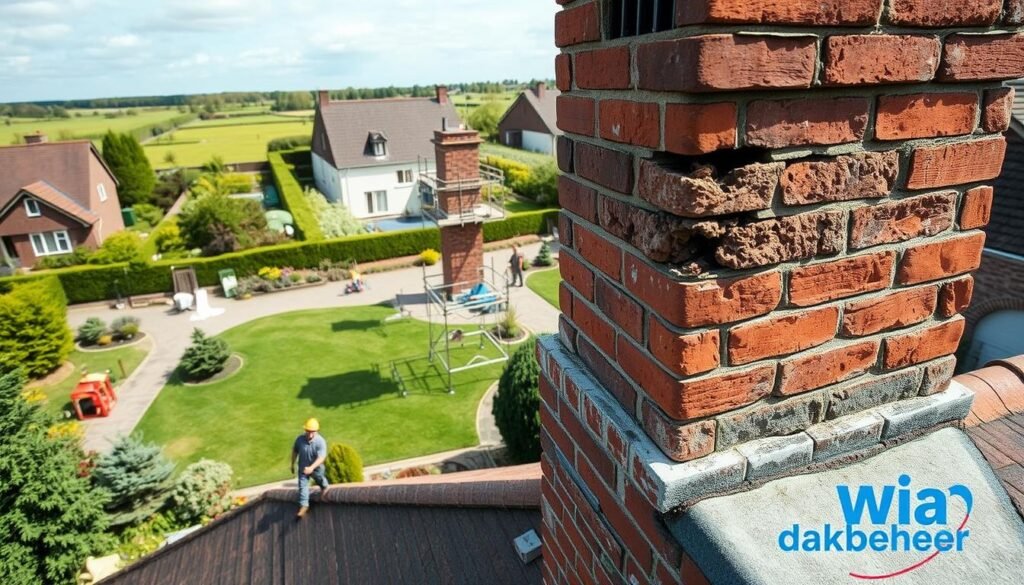 Schoorsteen verwijderen wia dakbeheer